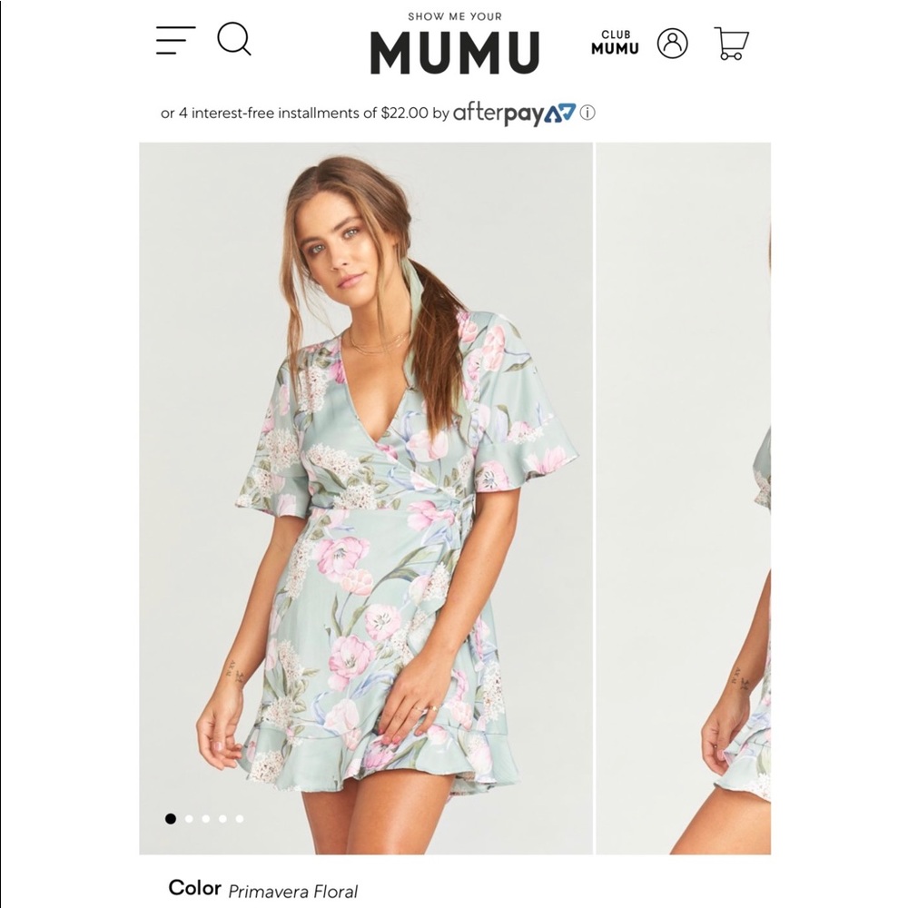 Show me your MUMU • XL floral wrap dress